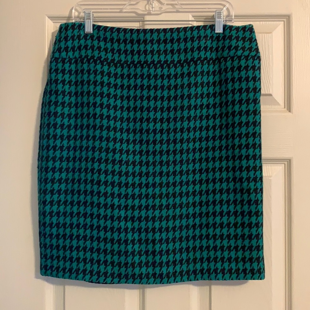 The Limited: Houndstooth Skirt